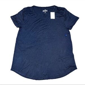 Hollister Must Have Black Collection Short Sleeve Tee Women’s Small NWT Loose